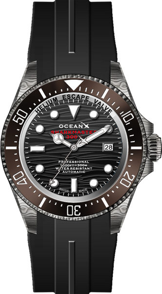 OceanX Sharkmaster 300+ Damascus SMS325 Limited Edition OceanX Sharkmaster 300+ Damascus SMS325 Limited Edition
