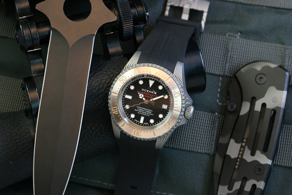 OceanX Sharkmaster 300+ Damascus Bronze SMS331 Limited Edition