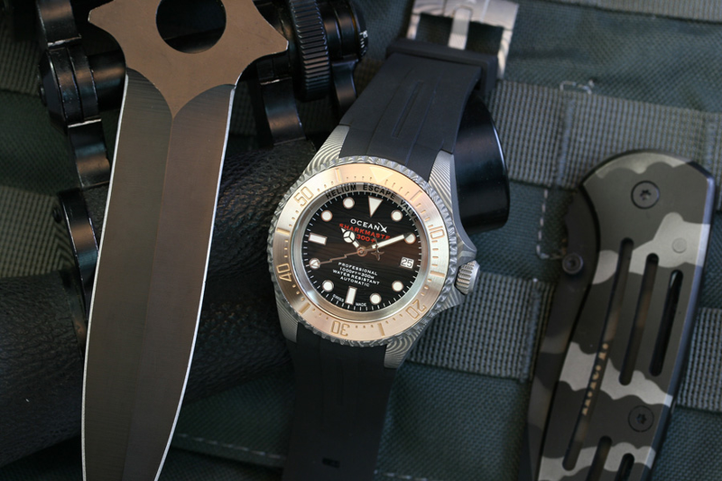 OceanX Sharkmaster 300+ Damascus Bronze SMS331 Limited Edition OceanX Sharkmaster 300+ Damascus Bronze SMS331 Limited Edition