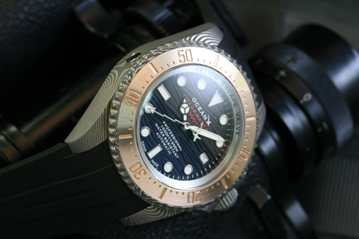 OceanX Sharkmaster 300+ Damascus Bronze SMS331 Limited Edition