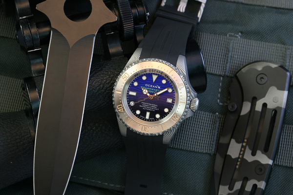 OceanX Sharkmaster 300+ Damascus Bronze SMS332 Limited Edition