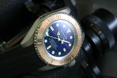 OceanX Sharkmaster 300+ Damascus Bronze SMS332 Limited Edition