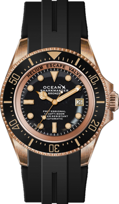 OceanX Sharkmaster Bronze SMB541 Onyx Limited Edition