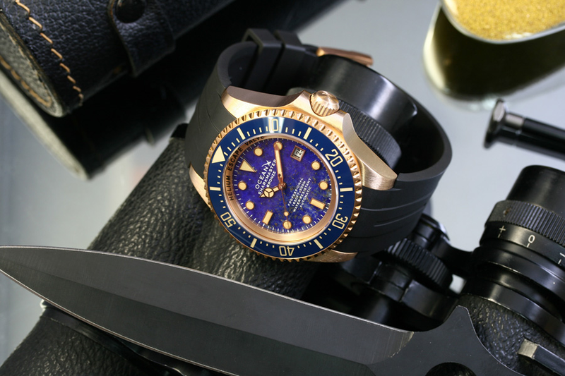 OceanX Sharkmaster Bronze SMB542 Lapis Lazuli Limited Edition OceanX Sharkmaster Bronze SMB542 Lapis Lazuli Limited Edition