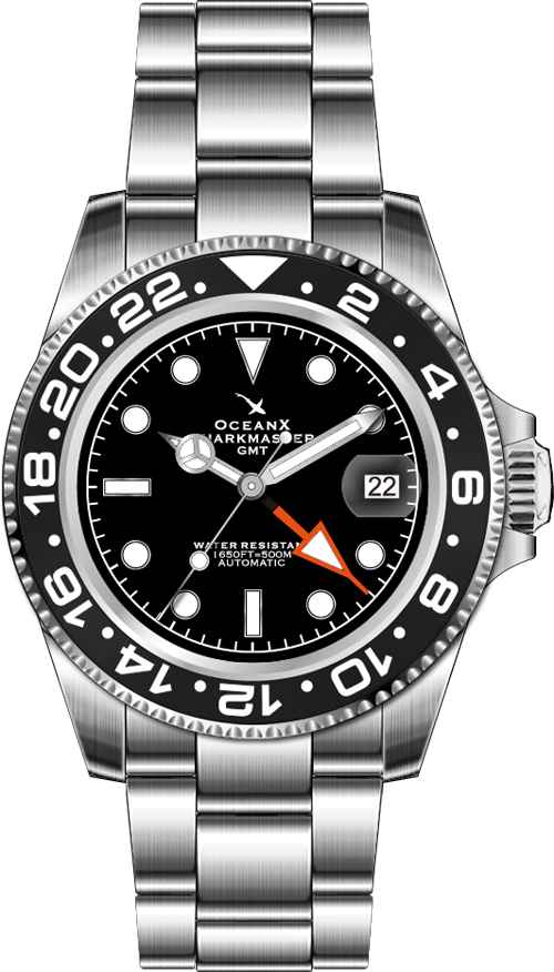 OceanX Sharkmaster GMT 40mm Automatic SMS-GMT-0511