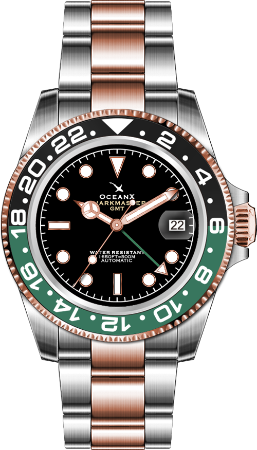 OceanX Sharkmaster GMT 40mm Automatic SMS-GMT-0532