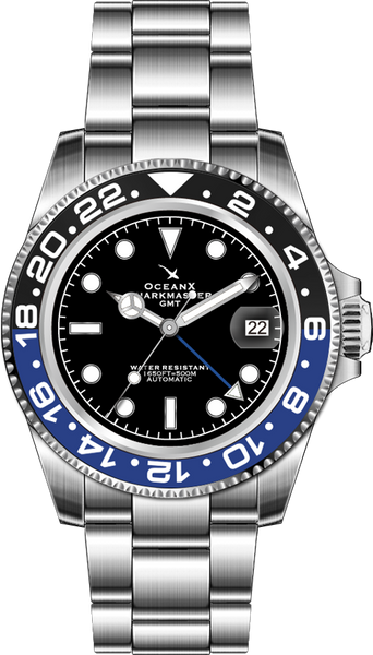 OceanX Sharkmaster GMT 40mm Automatic SMS-GMT-0541