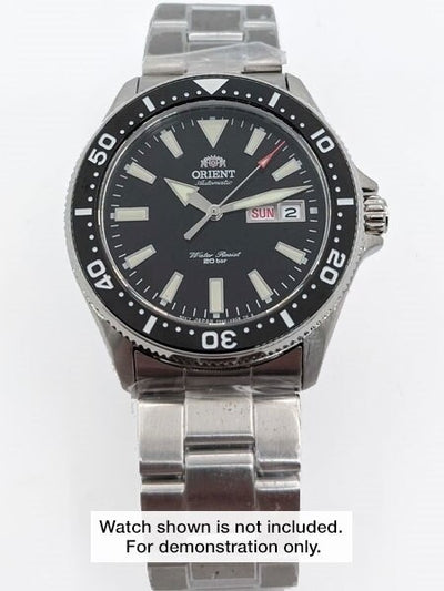 Islander Watch Polished Steel Coin Edge Bezel for Orient Kamasu Watches #B16-P