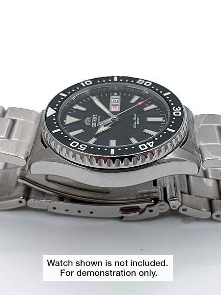 Islander Watch Polished Steel Sub-Style Bezel for Orient Kamasu #B15-P