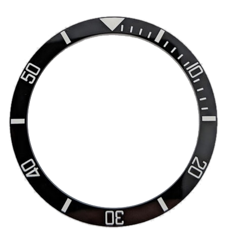 Islander Watch Black Ceramic Luminous Bezel Insert for Seiko SKX007, SKX009, SKX011 #C02-01