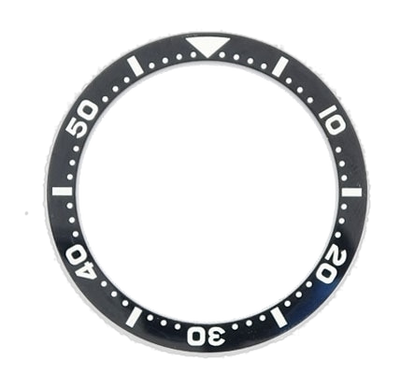 Islander Watch Black Ceramic Luminous Bezel Insert for Seiko Turtle #C10