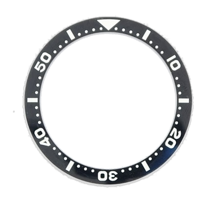 Islander Watch Black Ceramic Luminous Bezel Insert for Seiko Turtle #C10