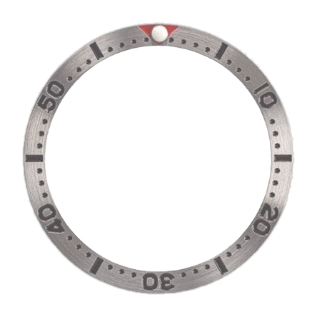 Islander Watch Brushed Steel Bezel Insert for Seiko SKX007, SKX009, SKX011 #C26