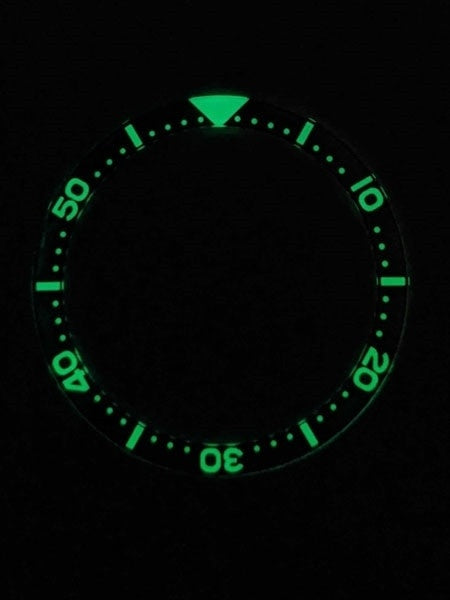 Islander Watch Blue-Red Luminous Sapphire Bezel Insert for Seiko SKX007, SKX009, SKX011 #C29