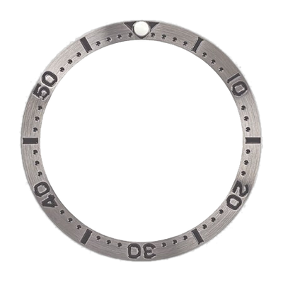 Islander Watch Brushed Steel Bezel Insert for Seiko SKX007, SKX009, SKX011 #C25
