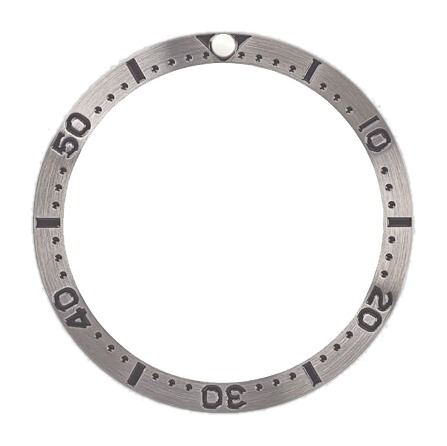 Islander Watch Brushed Steel Bezel Insert for Seiko SKX007, SKX009, SKX011 #C25