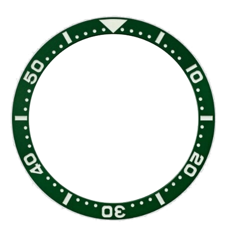 Islander Watch Green Ceramic Luminous Bezel Insert for Seiko SKX007, SKX009, SKX011 #C27