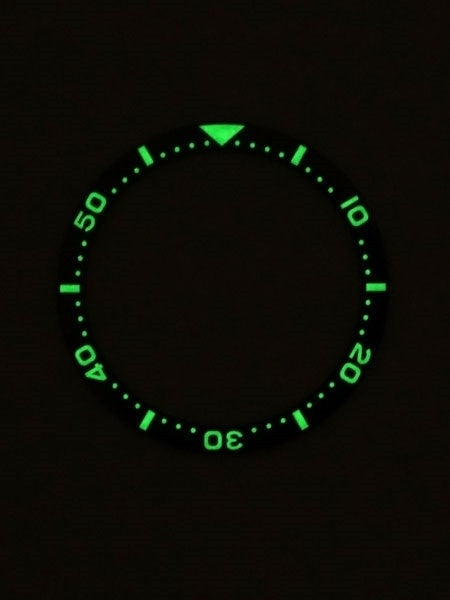 Islander Watch Dark Blue Ceramic Luminous Bezel Insert for Seiko SKX007, SKX009, SKX011 #C36
