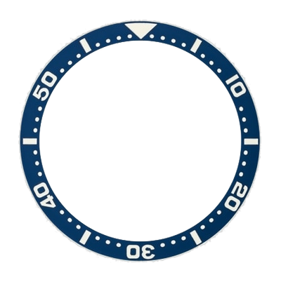 Islander Watch Dark Blue Ceramic Luminous Bezel Insert for Seiko SKX007, SKX009, SKX011 #C36