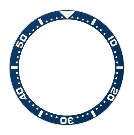 Islander Watch Dark Blue Ceramic Luminous Bezel Insert for Seiko SKX007, SKX009, SKX011 #C36