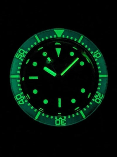 Islander Watch Blue Sapphire Luminous Bezel Insert for Squale 1521 Dive Watches #C20