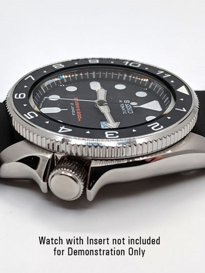 Islander Watch Polished Steel Coin Edge Bezel for Seiko SKX007, SKX009, SKX173, 175, 011, A35 #B01-P