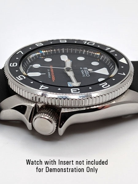 Islander Watch Polished Steel Coin Edge Bezel for Seiko SKX007, SKX009, SKX173, 175, 011, A35 #B01-P