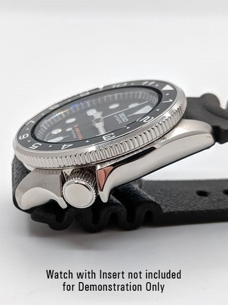 Islander Watch Polished Steel Coin Edge Bezel for Seiko SKX007, SKX009, SKX173, 175, 011, A35 #B01-P