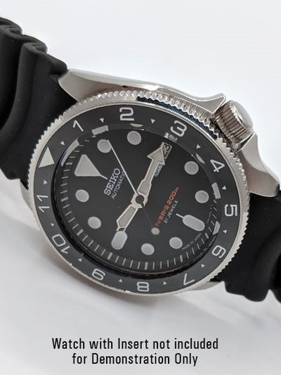 Islander Watch Polished Steel Coin Edge Bezel for Seiko SKX007, SKX009, SKX173, 175, 011, A35 #B01-P