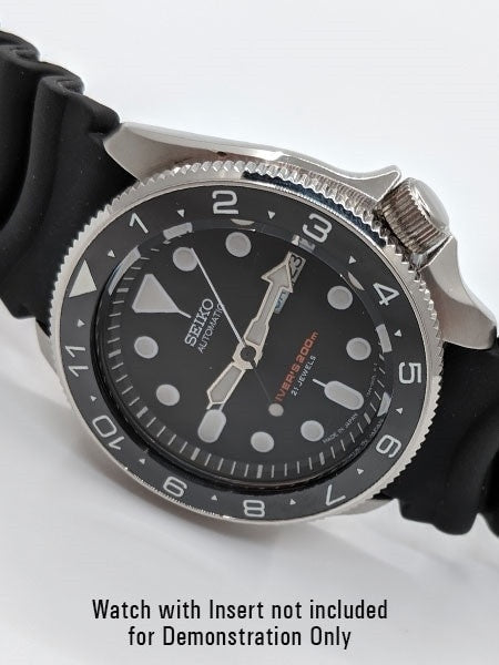 Islander Watch Polished Steel Coin Edge Bezel for Seiko SKX007, SKX009, SKX173, 175, 011, A35 #B01-P