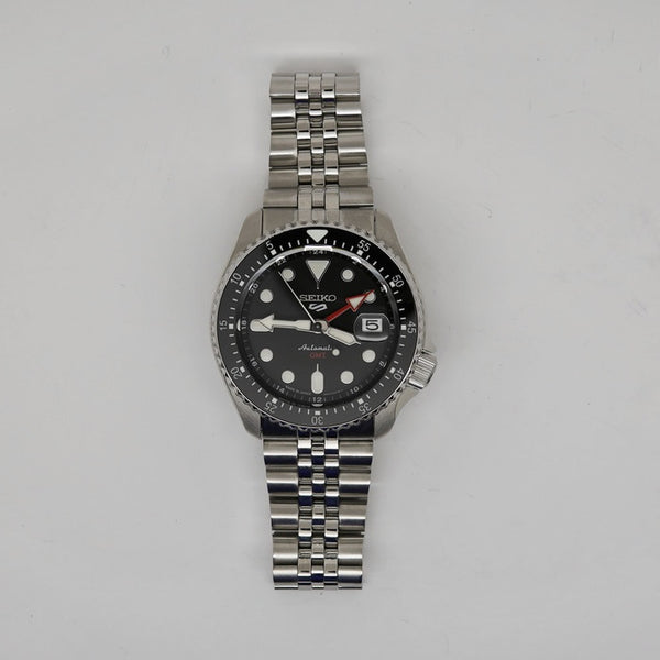 Islander Watch Black Ceramic Luminous Countdown Bezel Insert for Seiko SSK GMT Models #C41