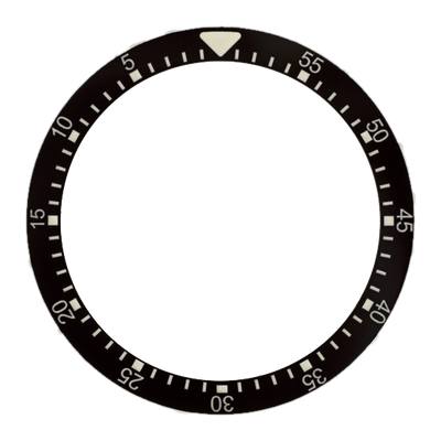 Islander Watch Black Ceramic Luminous Countdown Bezel Insert for Seiko SSK GMT Models #C41