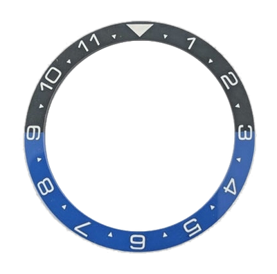 Islander Watch "Batman" Dual-Time Ceramic Luminous Bezel Insert for Seiko SKX007, SKX009, SKX011 #C12