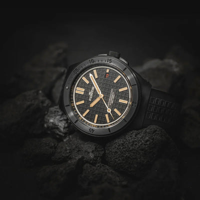 Fortis Marinemaster M-44 DLC Black Resin