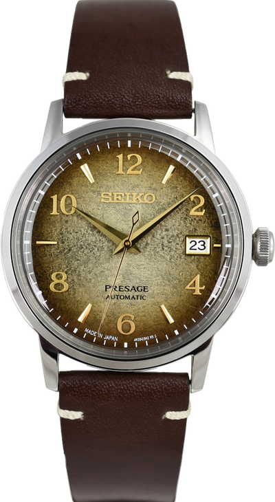 Seiko Presage SRPF43J1 Cocktail Time Hojicha Limited Edition Pre owne SeriousWatches