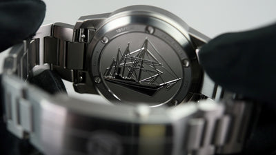 Zelos Aurora Field 42mm Ti Hammered Yellow (Pre-owned)