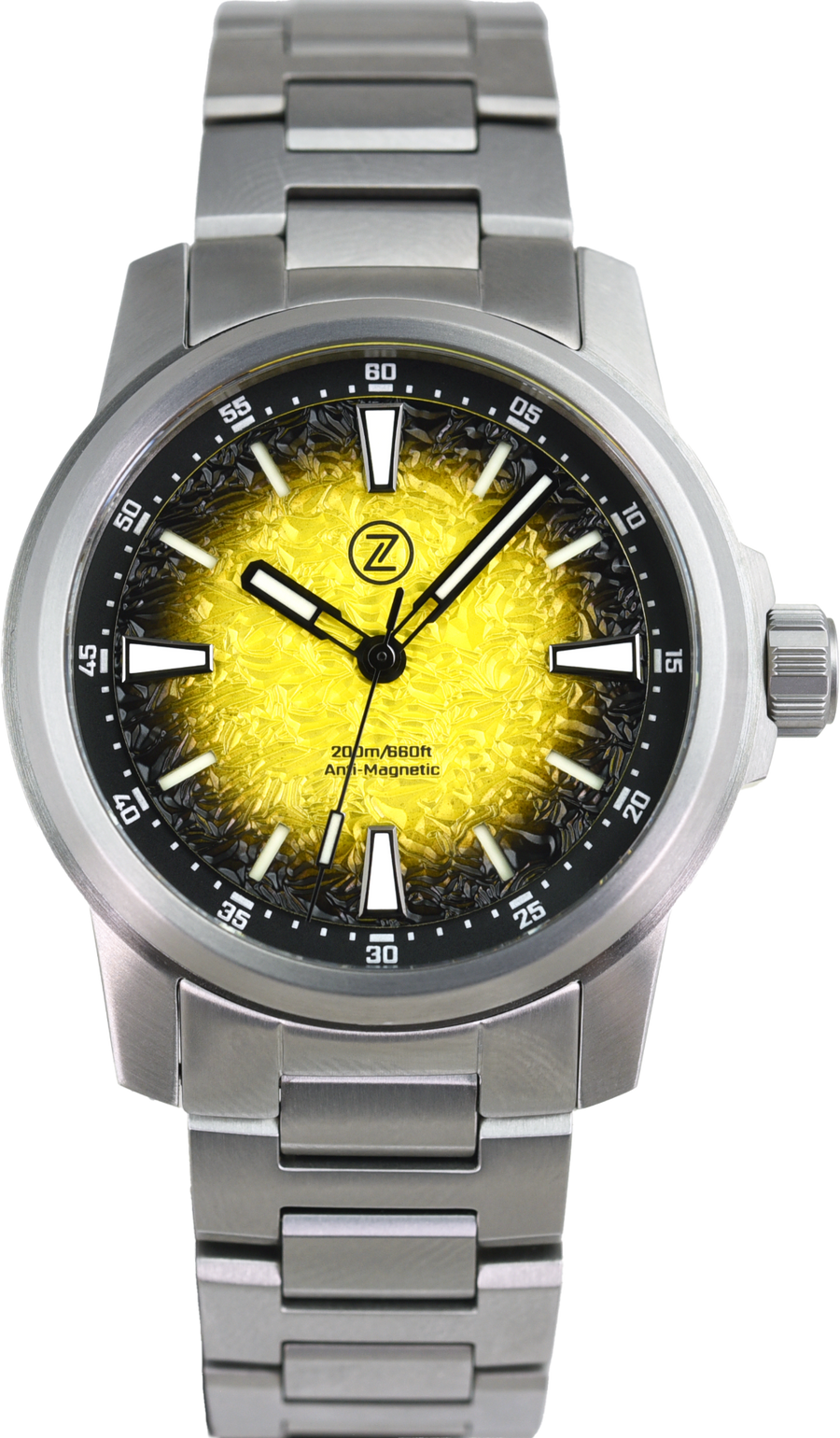 Zelos Aurora Field 42mm Ti Hammered Yellow (Pre-owned)