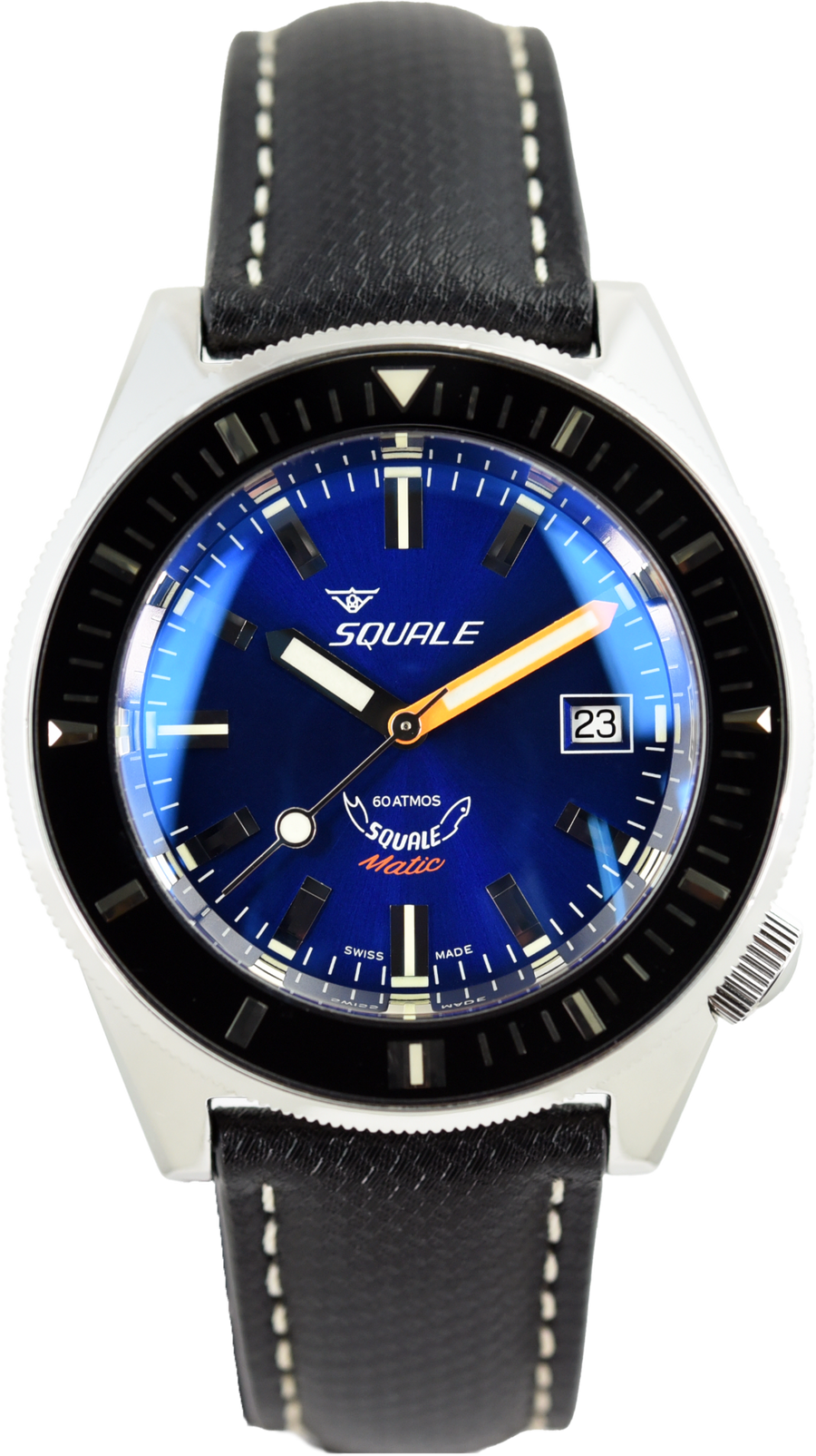 Squale 60 Atmos Squalematic Dark Blue MATICXSB.PTC (Pre-owned)