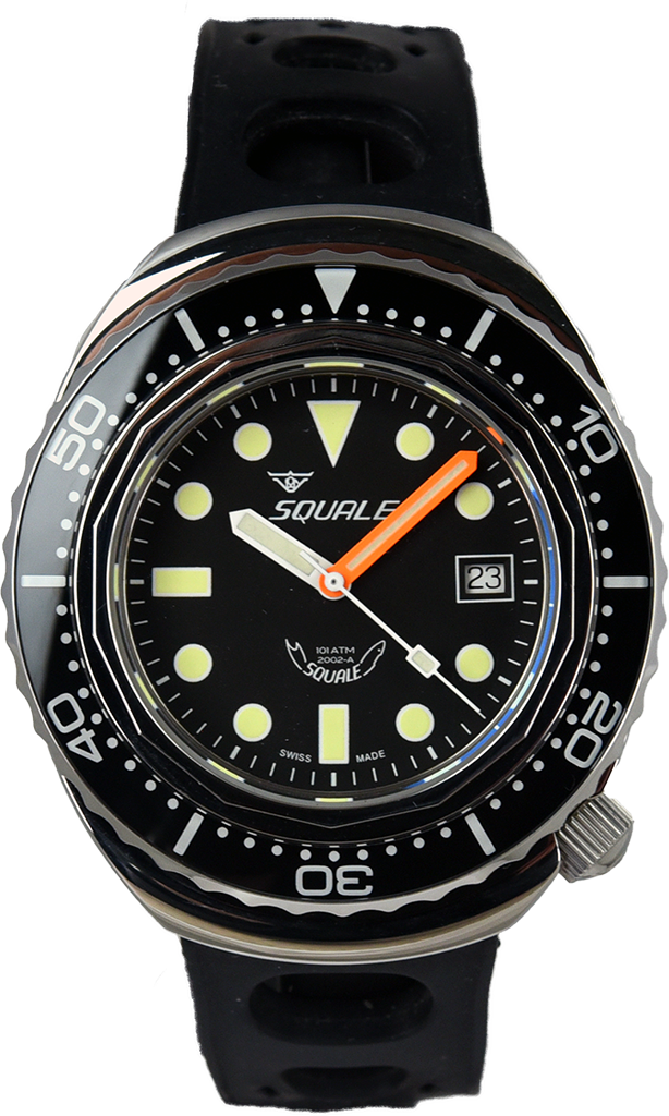 Squale 2002 101 Atmos Black Dots 2002.BK.BK.NMT (Pre-owned)