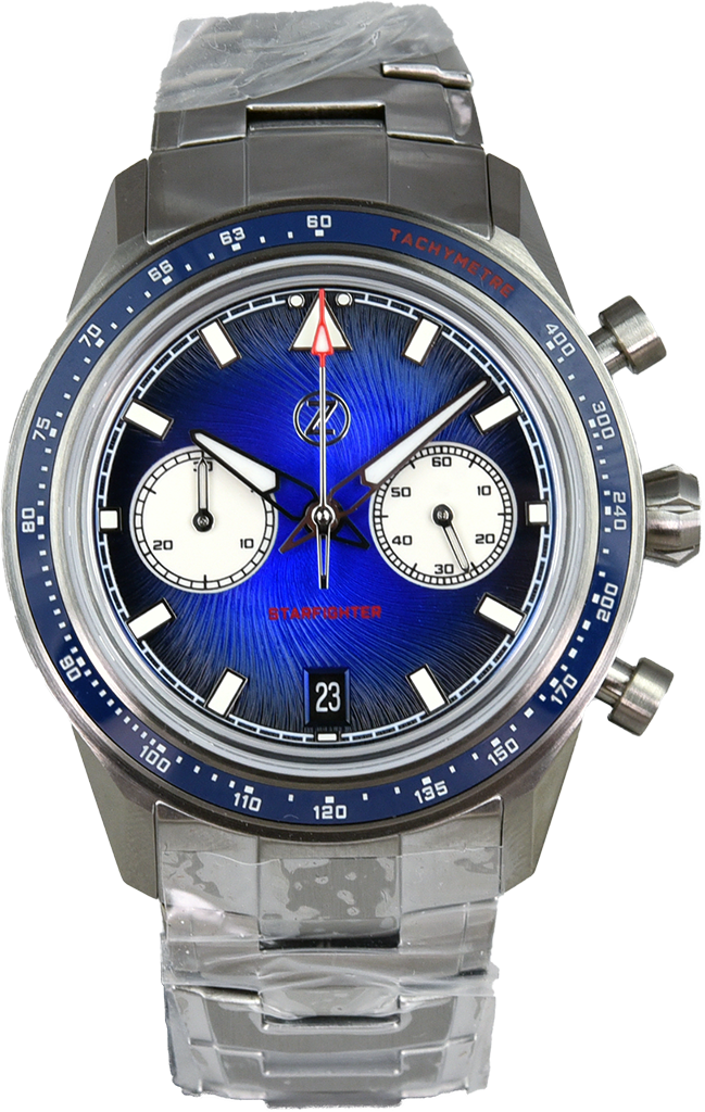 Zelos Starfighter Chronograph Midnight Blue (Pre-owned)