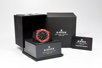 Edox Chronoffshore-1 Carbon Chronograph Automatic 01125 CLNRN NINRO (Pre-owned)