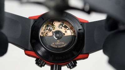 Edox Chronoffshore-1 Carbon Chronograph Automatic 01125 CLNRN NINRO (Pre-owned)