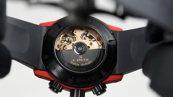 Edox Chronoffshore-1 Carbon Chronograph Automatic 01125 CLNRN NINRO (Pre-owned)