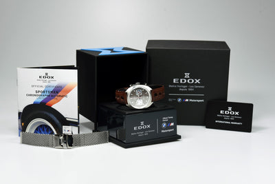 Edox Sportsman Chronograph Automatic Limited Edition 08202 3G GIN (Pre-owned)