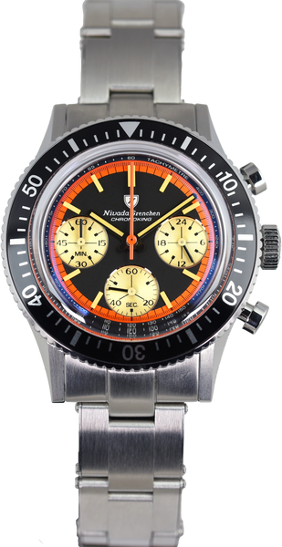 Nivada Grenchen Chronoking Paul Newman Orange 87034Q17 (Pre-owned