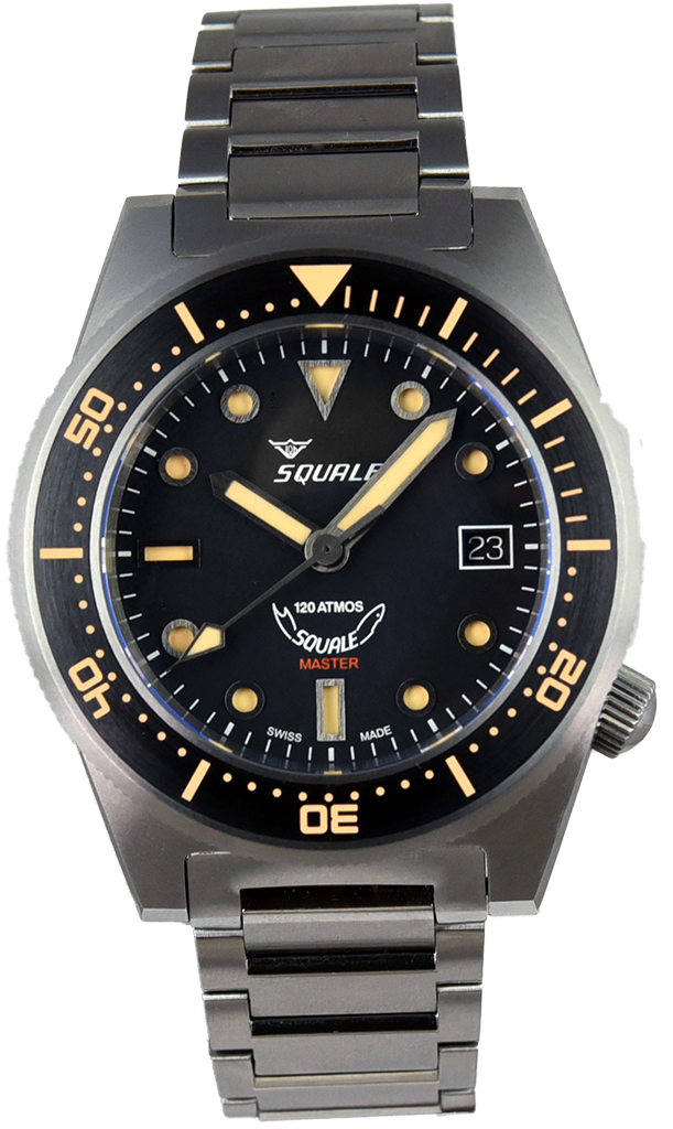 Squale Master Titanium 120 ATM MASTIBKBK.TI20 (Pre-owned)