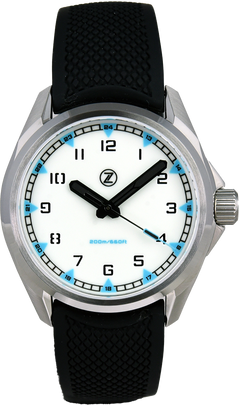 Zelos Swordfish Field 38mm Frost (Pre-owned) - SeriousWatches.com