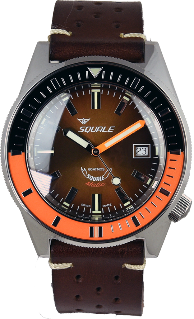 Squale 60 Atmos Squalematic Brown MATICXSD.PTS (Pre-owned)