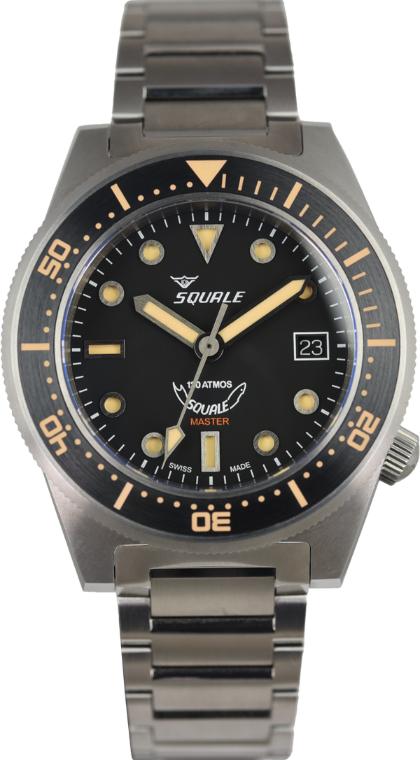Squale Master Titanium 120 ATM MASTIBKBK.TI20 (Pre-owned)