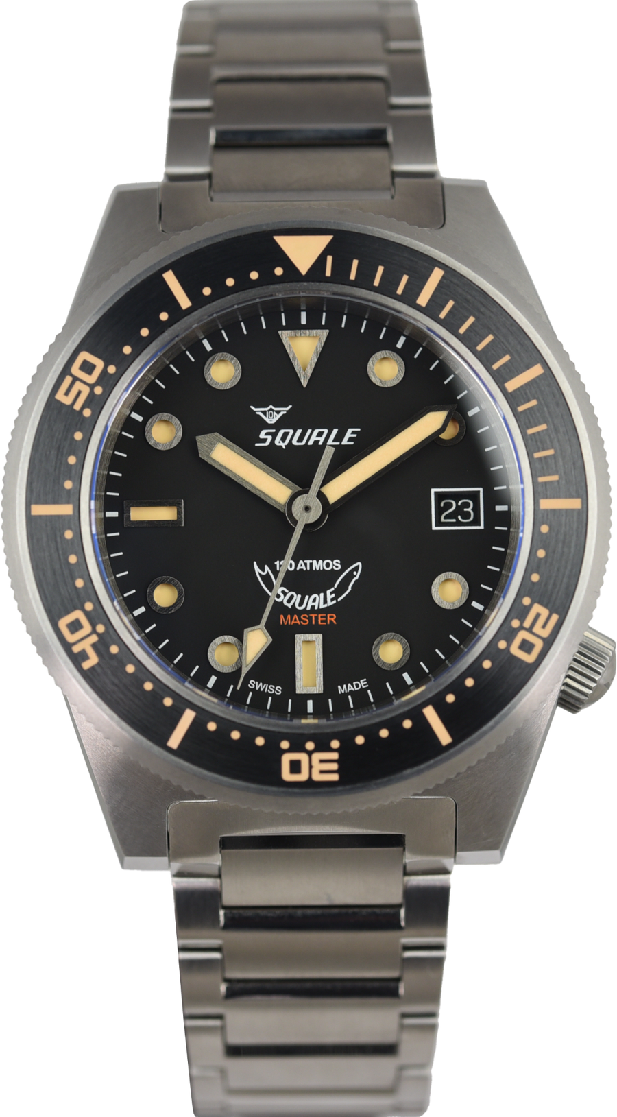 Squale Master Titanium 120 ATM MASTIBKBK.TI20 (Pre-owned)